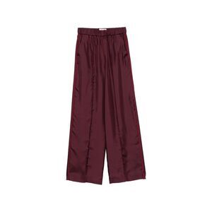 For Restless Sleepers Women Silk Wide-Leg Trousers